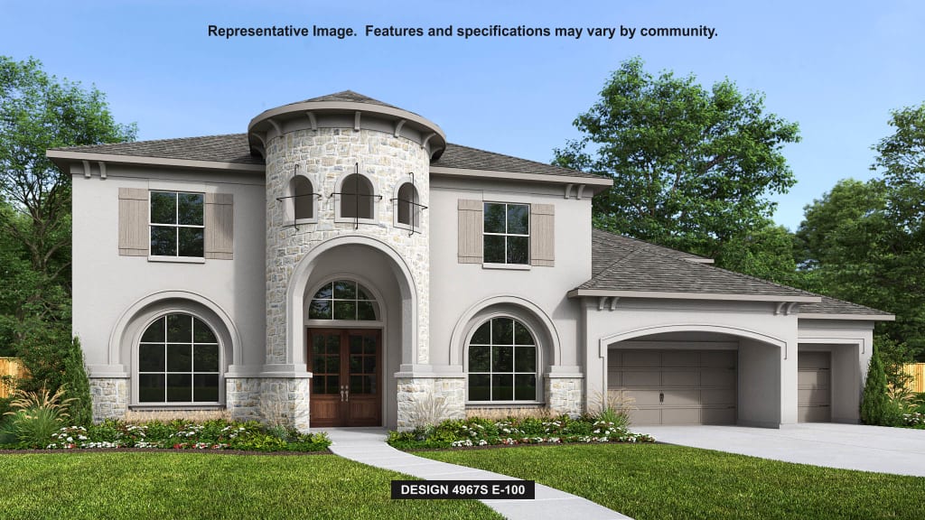 4967S House Plan in Palmera Ridge 70, Austin, Texas | Available to